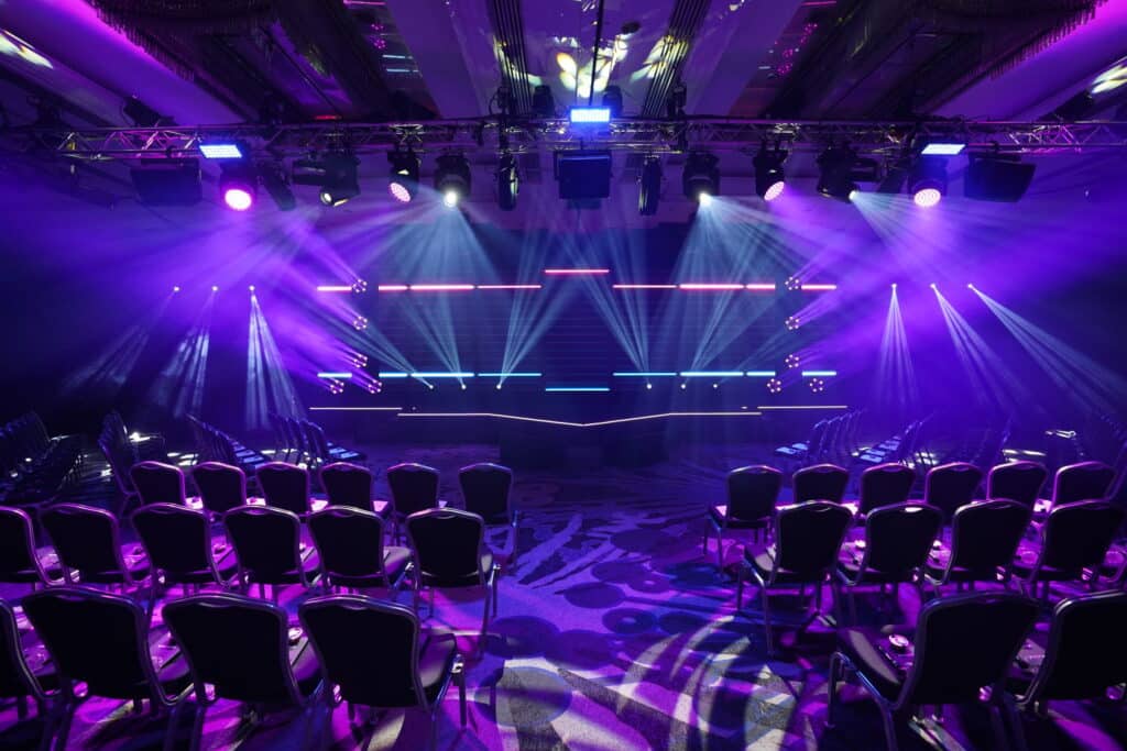 On Event Production Company | Live, Hybrid and Virtual Event Production | Seating and lights