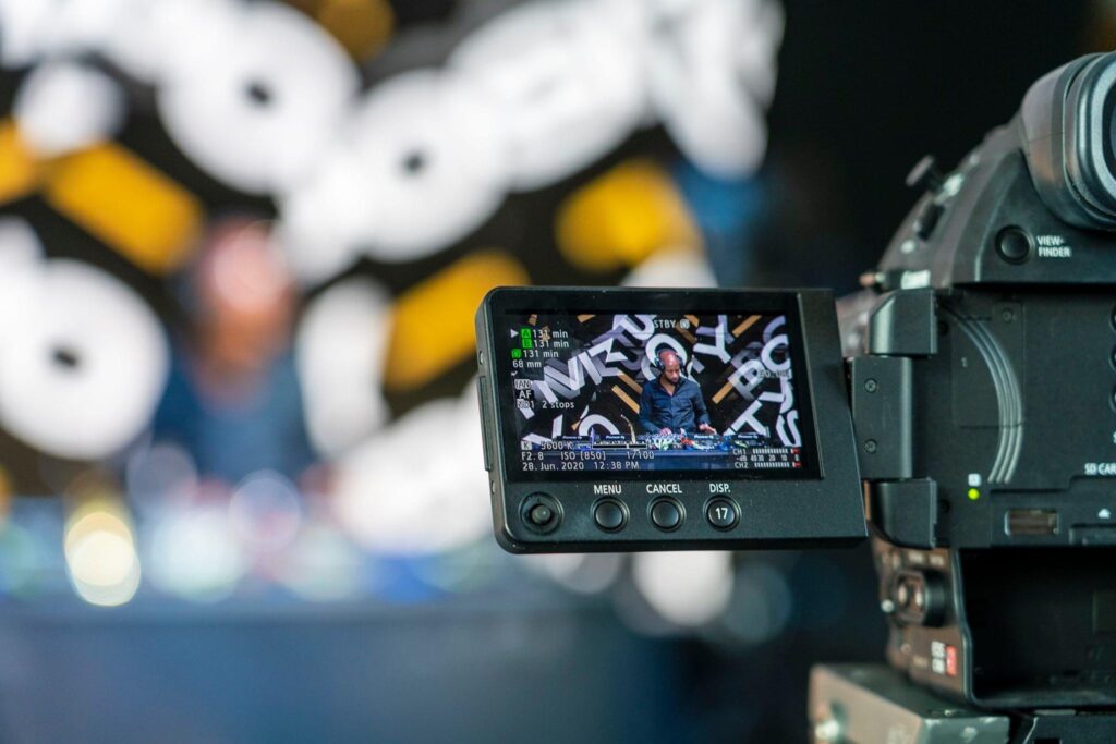 On Event Production Company | Live, Hybrid and Virtual Event Production | Studio camera