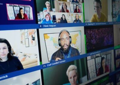 On Event Production Company | Live, Hybrid and Virtual Event Production | Faces on screens