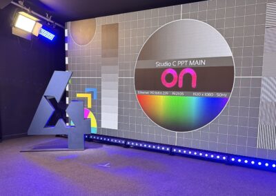 On Event Production Company | Live, Hybrid and Virtual Event Production | Live broadcast set