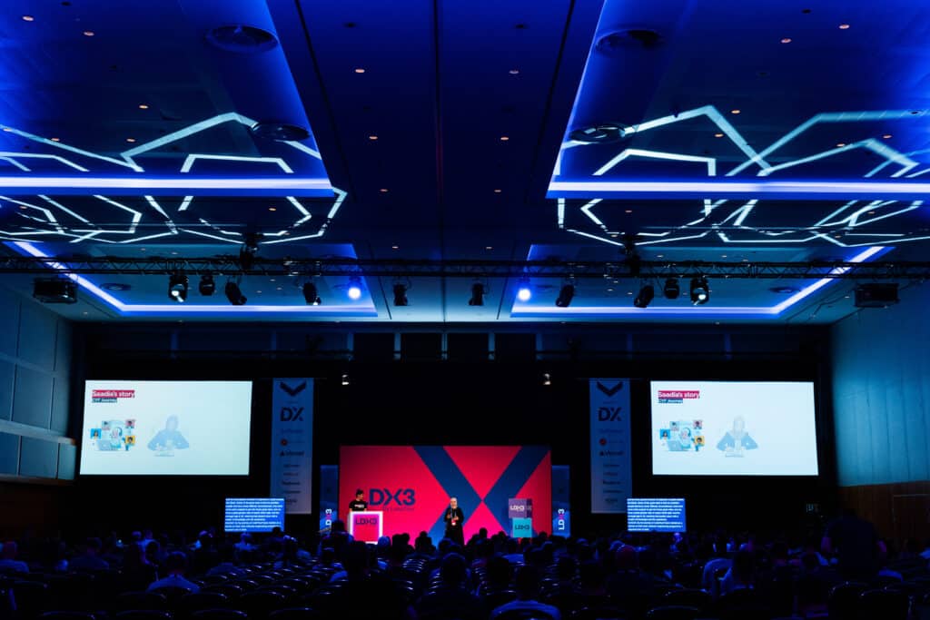 On Event Production Company | Live, Hybrid and Virtual Event Production | LDX3 London 2025 stage