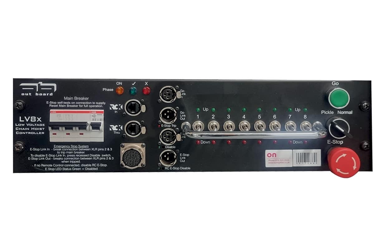 On Event Production Company | Live, Hybrid and Virtual Event Production | Out Board LV8X 8 Way Motor Controller