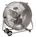 On Event Production Company | Live, Hybrid and Virtual Event Production | Drum Fan 24" Silver