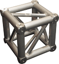 On Event Production Company | Live, Hybrid and Virtual Event Production | Prolyte H30V Truss Box Corner
