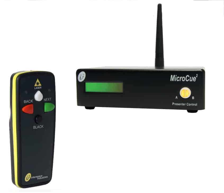 On Event Production Company | Live, Hybrid and Virtual Event Production | Micro Cue2 Wireless Presentation Clicker