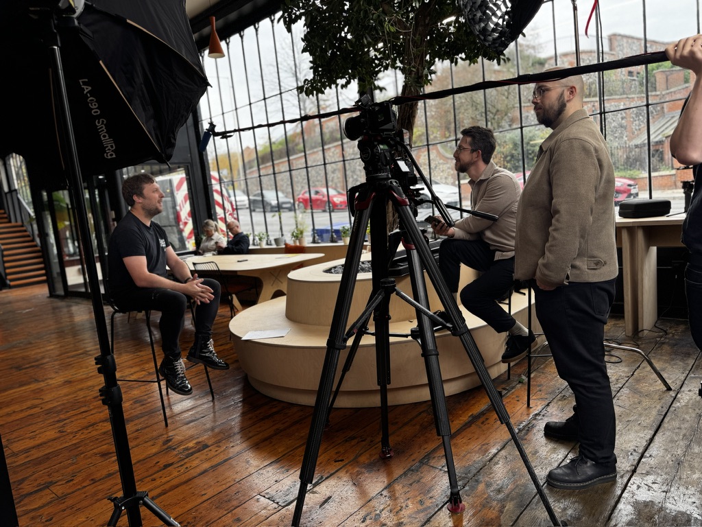 On Event Production Company | Live, Hybrid and Virtual Event Production | Aldermore Bank Month of Impact case study filming inside