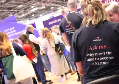 On Event Production Company | Live, Hybrid and Virtual Event Production | Medivet exhibition stand