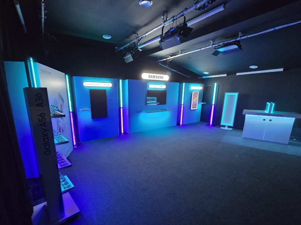 On Event Production Company | Scenic Production for Live, Hybrid and Virtual Events | Samsung